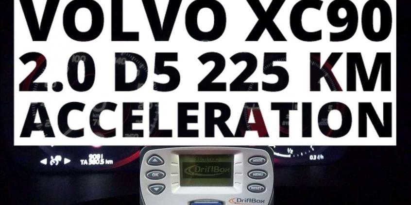 Volvo XC90 2.0 D5 225 KM (AT) - przyspieszenie 0-100 km/h