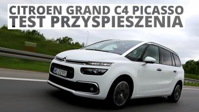 Citroen Grand C4 Picasso 1.6 THP 165 KM (AT) - przyspieszenie 0-100 km/h