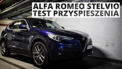 Alfa Romeo Stelvio Q4 2.2 Diesel 210 KM (AT) - przyspieszenie 0-100 km/h