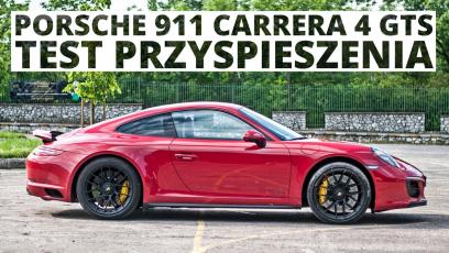 Porsche 911 Carrera 4 GTS 3.0 450 KM (AT) - przyspieszenie 0-100 km/h