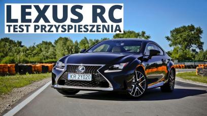 Lexus RC 200t 2.0 245 KM (AT) - przyspieszenie 0-100 km/h