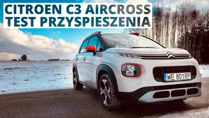 Citroen C3 Aircross 1.2 PureTech 110 KM (AT) - przyspieszenie 0-100 km/h