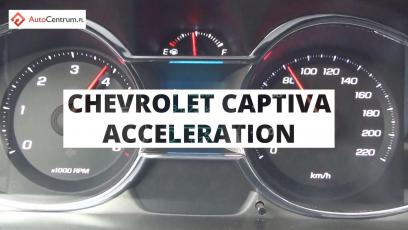 Chevrolet Captiva 2.2D 184 KM - acceleration 0-100 km/h