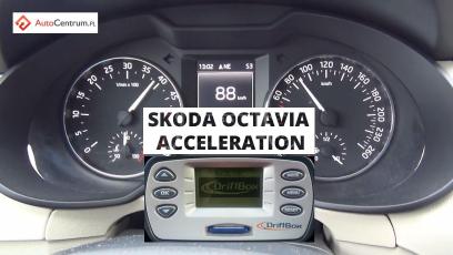 Skoda Octavia 2.0 TDI 150 KM (on wet) - acceleration 0-100 km/h