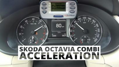 Skoda Octavia Combi 4x4 1.8 TSI 180 KM - acceleration 0-100 km/h
