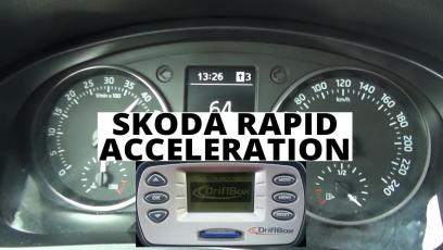 Skoda Rapid 1.6 TDI 105 KM - acceleration 0-100 km/h