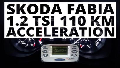 Skoda Fabia III 1.2 TSI 110 KM (AT) - przyspieszenie 0-100 km/h 