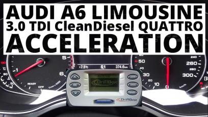 Audi A6 3.0 TDI quattro 272 KM (AT) - przyspieszenie 0-100 km/h 