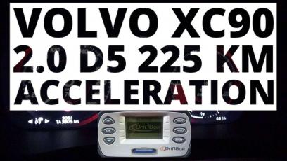 Volvo XC90 2.0 D5 225 KM (AT) - przyspieszenie 0-100 km/h
