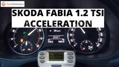 Skoda Fabia 1 2 TSI 105 KM - acceleration 0-100 km/h