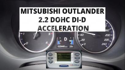 Mitsubishi Oultander 2.2 DI-D 150 KM - przyspieszenie 0-100 km/h