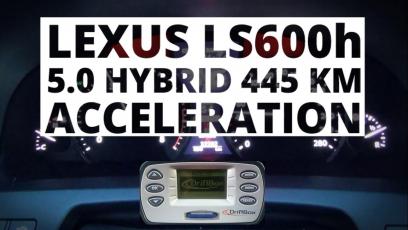 Lexus LS600h 5.0 Hybrid 445 KM - przyspieszenie 0-100 km/h
