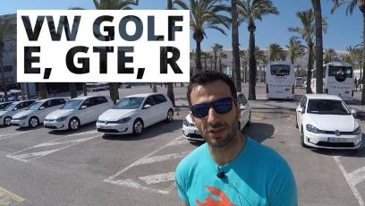 VW e-Golf, Golf GTE, Golf R - test AutoCentrum.pl