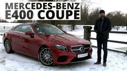 Mercedes-Benz E400 Coupe 3.0 V6 333 KM, 2018 - test AutoCentrum.pl
