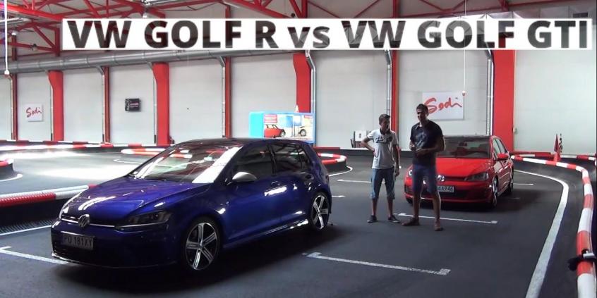 [HD] Volkswagen Golf GTI vs Volkswagen Golf R - test AutoCentrum.pl