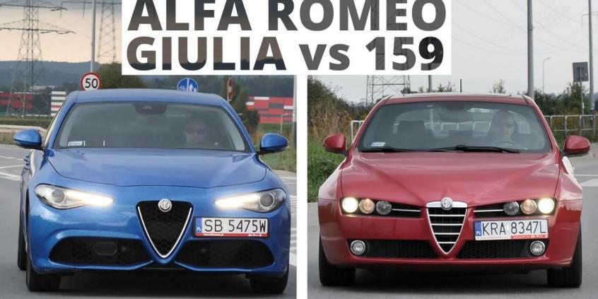 Alfa Romeo Giulia kontra 159 - która ma więcej "alfizmów"?
