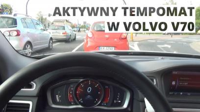 Volvo V70 - działanie aktywnego tempomatu