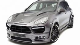 Porsche Cayenne Hamann - przód - reflektory włączone