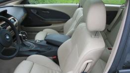 BMW 645 Ci - galeria redakcyjna - widok ogólny wnętrza z przodu