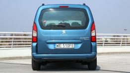 Peugeot Partner II Tepee Facelifting 1.6 HDi 92KM - galeria redakcyjna - widok z tyłu