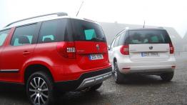 Skoda Yeti Facelifting - galeria redakcyjna - tył - reflektory wyłączone