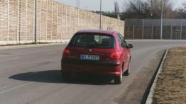 Peugeot 206 XT 1.4 16V (88 KM) - widok z tyłu