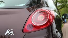 Ford Ka III 1.2 Duratec 69KM - galeria redakcyjna - prawy tylny reflektor - wyłączony