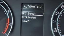 Skoda Octavia RS wewnątrz - komputer pokładowy