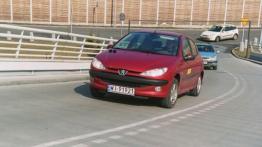 Peugeot 206 XT 1.4 16V (88 KM) - przód - reflektory włączone