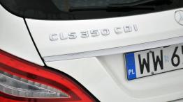 Mercedes CLS W218 Shooting Brake 350 CDI BlueEFFICIENCY 265KM - galeria redakcyjna - emblemat