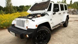 Jeep Wrangler III Unlimited Facelifting 2.8 DOHC I-4 Turbo CRD 200KM - galeria redakcyjna 2 - maska 