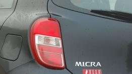 Nissan Micra IV Hatchback 5d  KM - galeria redakcyjna - lewy tylny reflektor - wyłączony