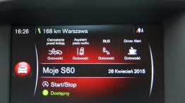 Volvo S60 II Facelifting 2.0 T6 Drive-E 306 KM - galeria redakcyjna - ekran systemu multimedialnego