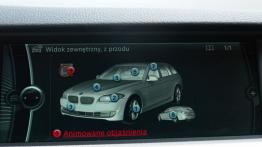 BMW Seria 5 F10-F11 Touring 520d 184KM - galeria redakcyjna - radio/cd/panel lcd