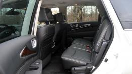 Infiniti QX60 - galeria redakcyjna - tylna kanapa