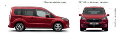 Szkic techniczny Ford Tourneo Connect III Standard