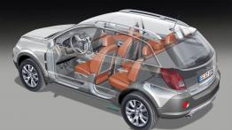Opel Antara Facelifting - schemat konstrukcyjny auta