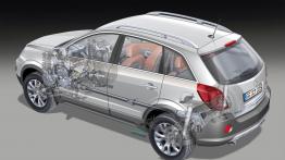 Opel Antara Facelifting - schemat konstrukcyjny auta