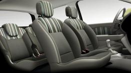 Renault Twingo II Facelifting - widok ogólny wnętrza z przodu