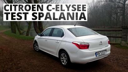 Citroen C-Elysee 1.6 VTi 115 KM (MT) - pomiar spalania 