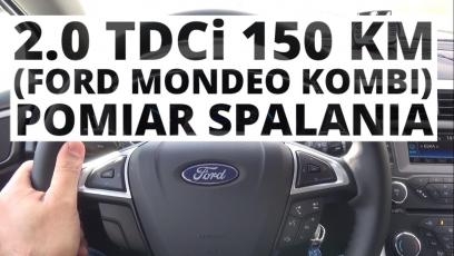 Ford Mondeo MK5 Kombi 2.0 TDCi 150 KM (MT) - pomiar spalania 