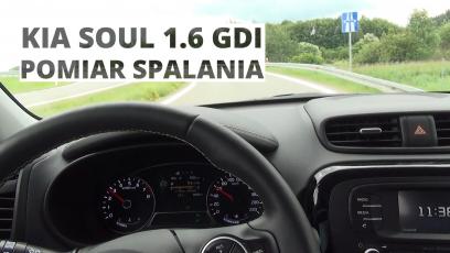 Kia Soul 1.6 GDI - pomiar spalania