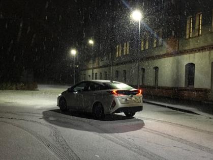 #Toyota #Prius #phv #plugin #hybrid #winter #snow #zima #śnieg