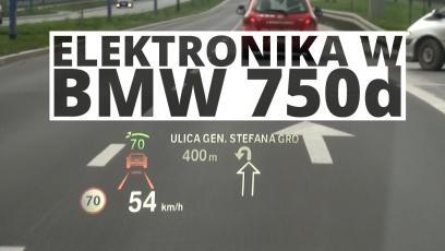 BMW 750d - działanie elektroniki 