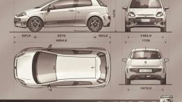 Abarth Punto Evo - schemat konstrukcyjny auta