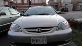 Honda Civic VII Coupe - galeria społeczności - przód - reflektory wyłączone