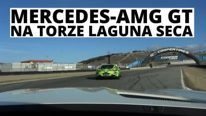Mercedes-AMG GT na torze Laguna Seca 