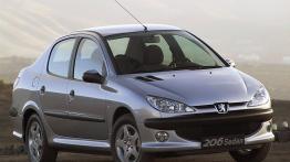 Peugeot 206 Sedan - przód - reflektory wyłączone