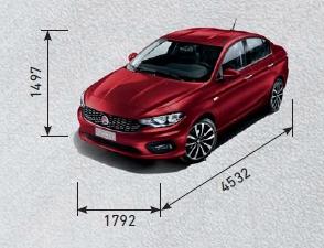 Szkic techniczny Fiat Tipo II Sedan