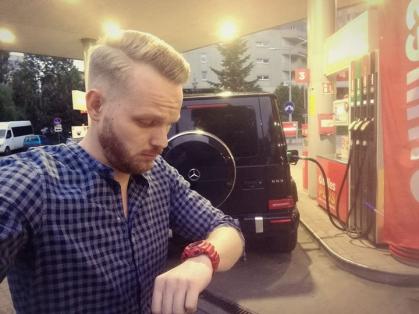 #Mercedes #G63 #AMG #tankowanie #CircleK #CircleKPolska